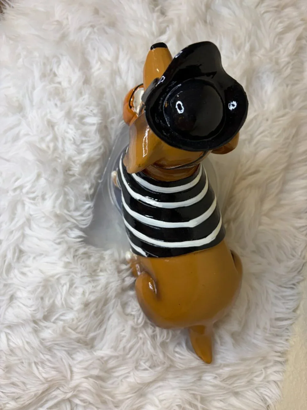 Halloween Dachshund Wiener Dog Pirate Pumpkin Trick or Treat Figurine